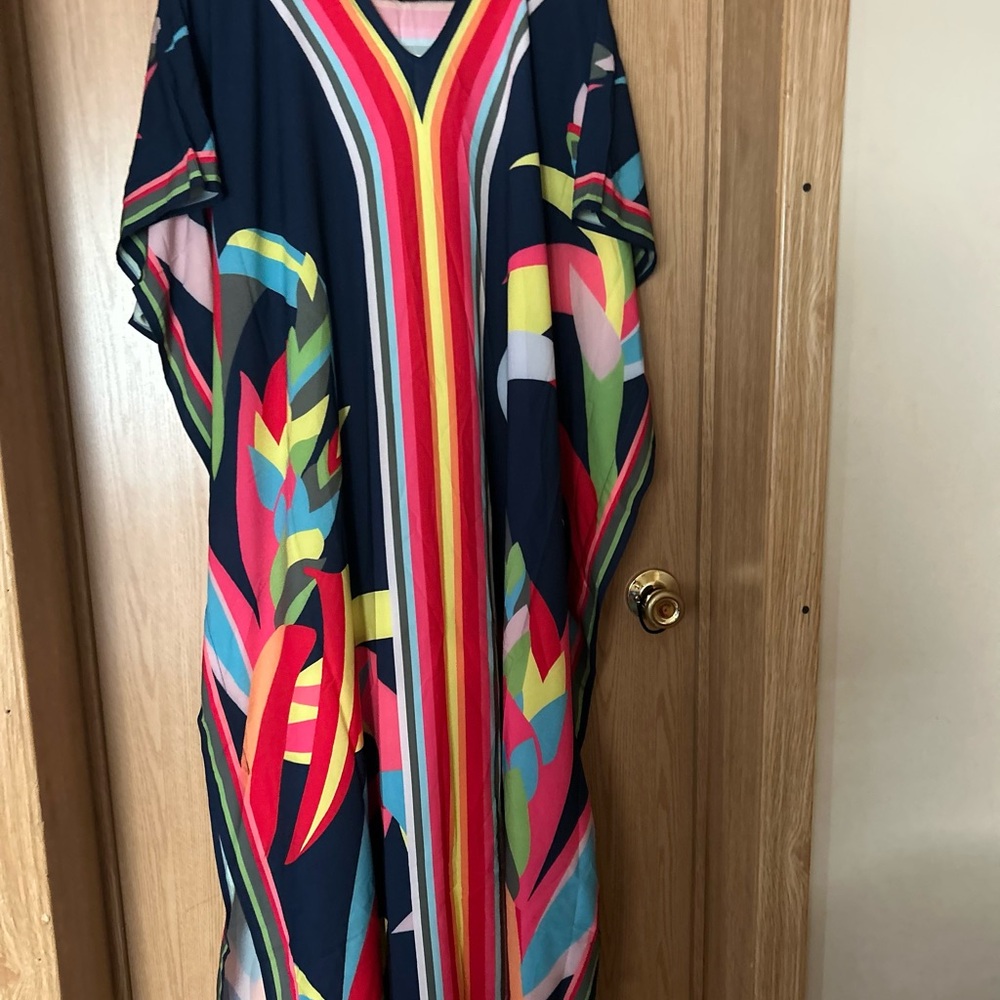 Vibrant Multicolor Maxi Dress